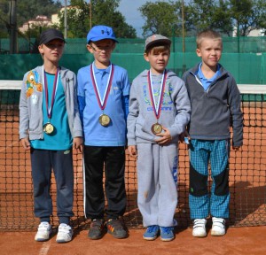 Zľava: Richard Hric, Marián Reichl, Michael Varga, Leonard Šebeň